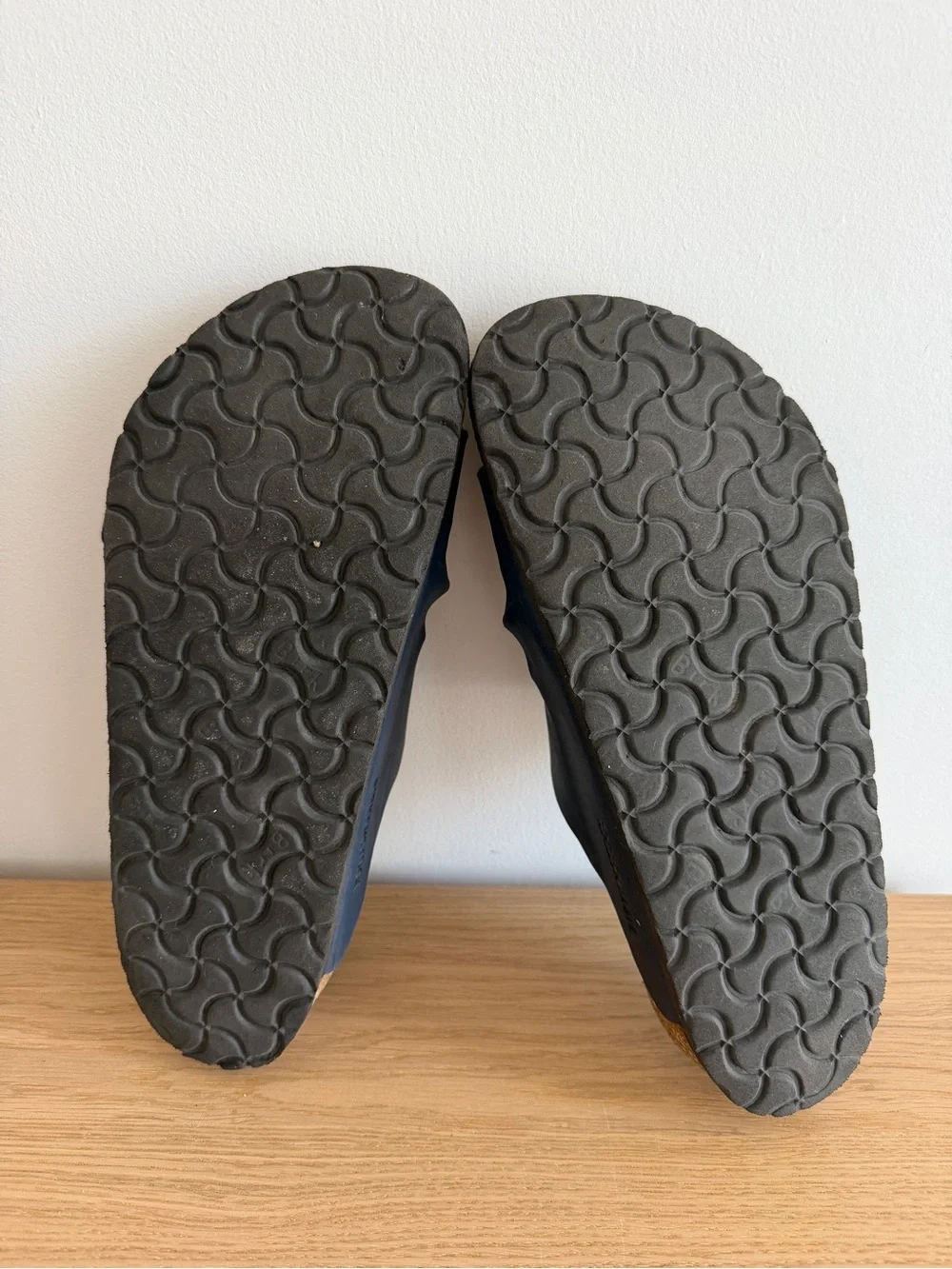 Birkenstock Arizona Navy Blue Two-Strap Sandal size 41 regular width
